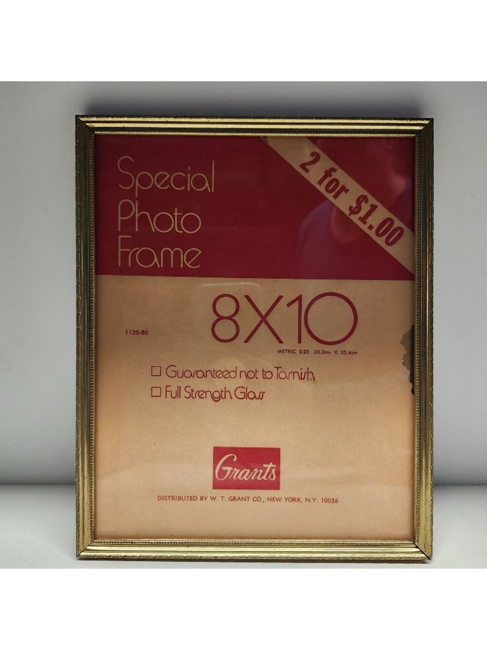 Ornate Brass Picture Frame 8x10" Photo Vintage